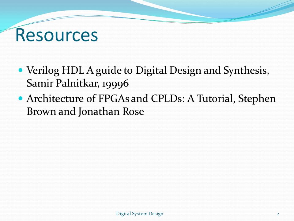 Verilog HDL: A Guide to Digital Design and Synthesis, Second ...